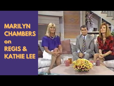 MARILYN CHAMBERS on REGIS and KATHIE LEE