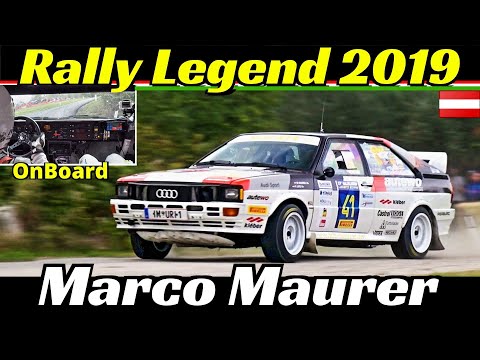 1985 Audi Quattro GR4 OnBoard & Powerslides, Marco Maurer/Patrik Lutz, Rally Legend San Marino 2019