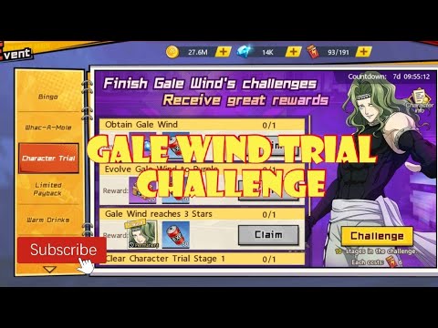 GALE WIND TRIAL CHALLENGE "ONE PUNCH MAN: The Strongest"