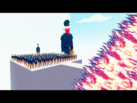 100x Christmas ELF+ 1x GIANT Christmas Elf vs 1x EVERY GODS - Totally Accurate Battle Simulator TABS