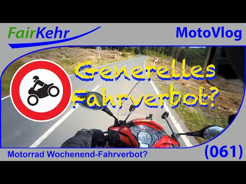 Generelles Motorradfahrverbot am Wochenende? Unterwegs mit dem SH300i | MV061