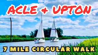 Acle & Upton 7 mile walk. ( Unofficial route ) Norwich, Norfolk, U.K.