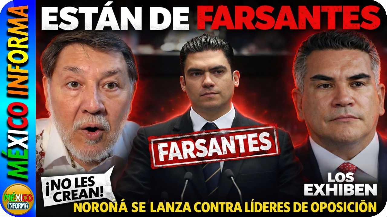 NOROÑA SE LANZA CONTRA EL PRIAN PERO DEFIENDE A LA COALICIÓN MORENA, PT VERDE.