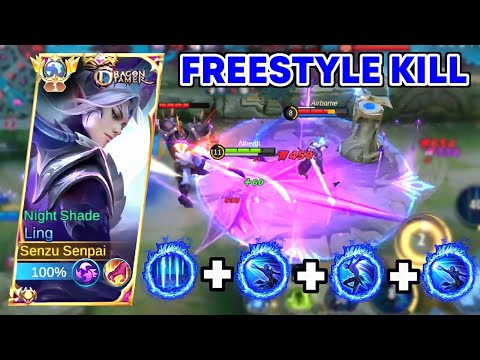 LING FASTHAND FREESTYLE KILL • Nonstop Rotation For Perfect Ganking • Mobile Legends