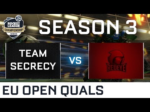 Team Secrecy vs Red Eye EU Open Qualifiers - RLCS S3