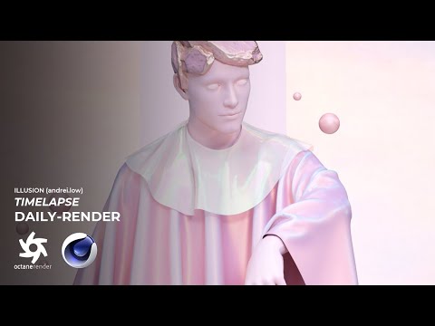 Cinema 4D & Octane - Daily Render Timelapse #2