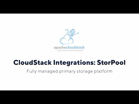 CloudStack Integrations StorPool Storage I High Performance Primary Storage Platform