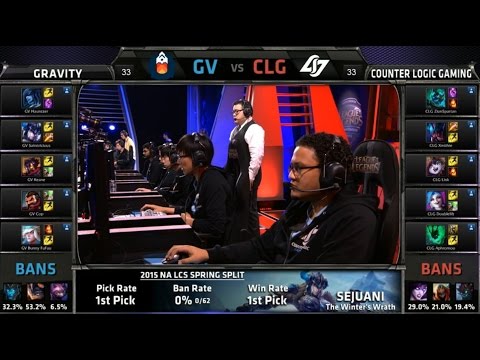 NA LCS GV vs CLG Game 2 Highlights NA LCS Spring 2015