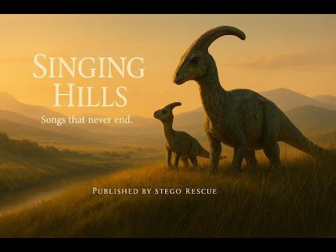 Singing Hills｜Majestic Ambient Dinosaur Migration｜AI Music Video #DinosaurSong