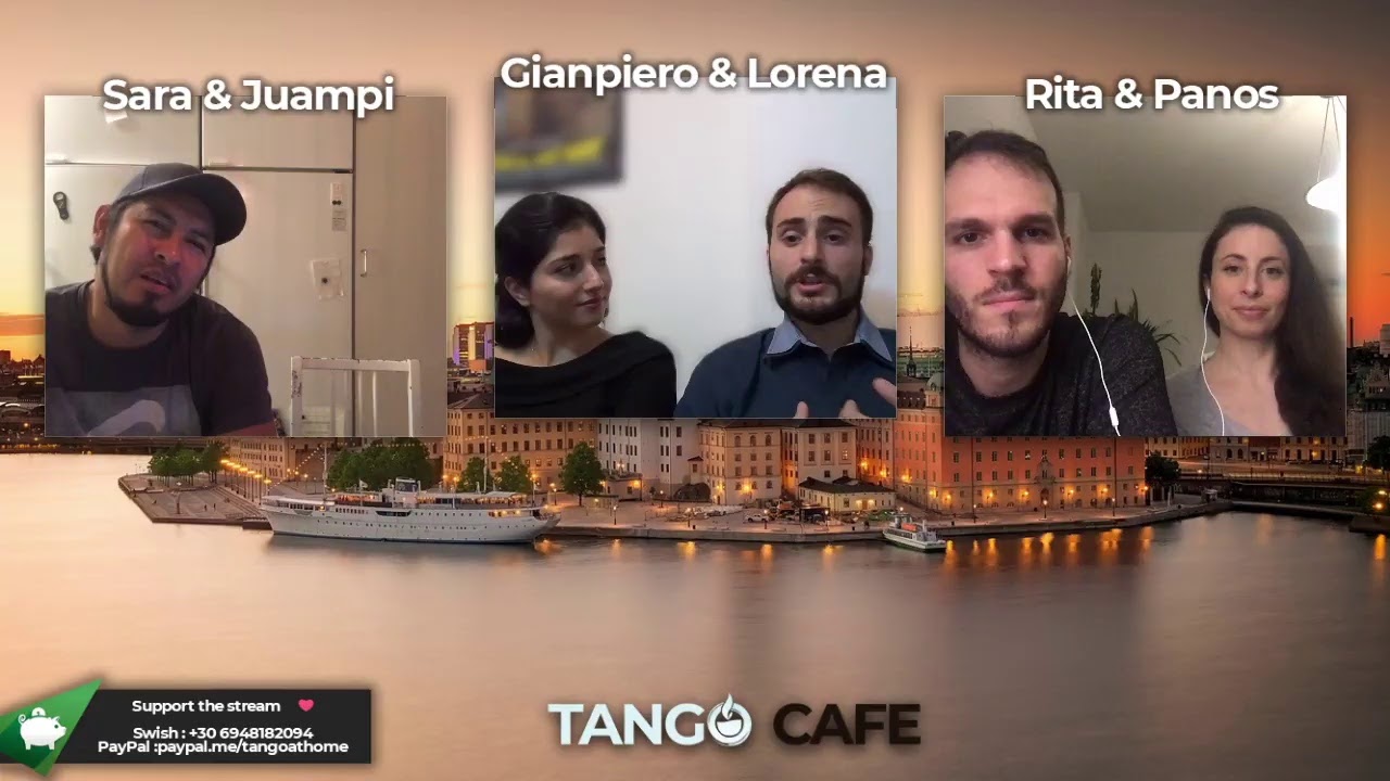 Tango cafe with Gianpiero and Lorena!