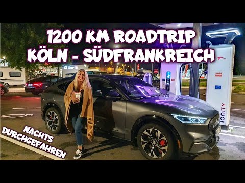 1200 km road trip Cologne - Cote d'Azur in the electric car Mustang Mach E.