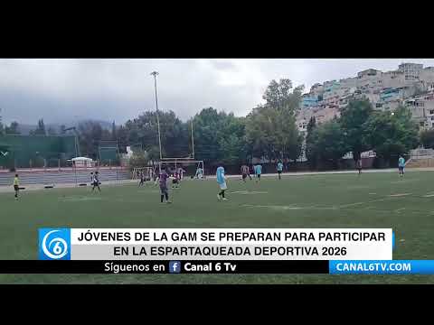 Video: Jóvenes de la GAM se preparan para participar en la Espartaqueda deportiva 2026