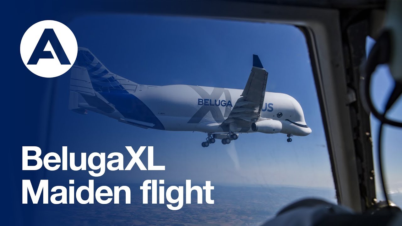 Първият полет на BelugaXL на Airbus