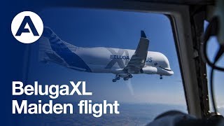 Първият полет на BelugaXL на Airbus