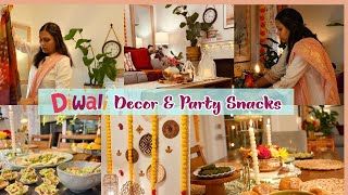 Decorating Home for Diwali and Party Snacks - Quick and easy with Meal Prep