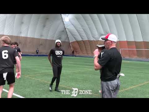 Sterling Heights Stevenson 2026 QB Andrew Knight II highlights from the QB 20 Camp