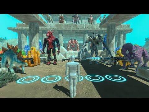 🔥FPS DEATH RUN in EXTREME OCEAN MONUMENT - Animal Revolt Battle Simulator