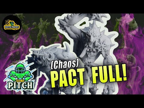 Brutefun Chaos Renegades Team - 3D Printing Blood Bowl | Print to Pitch