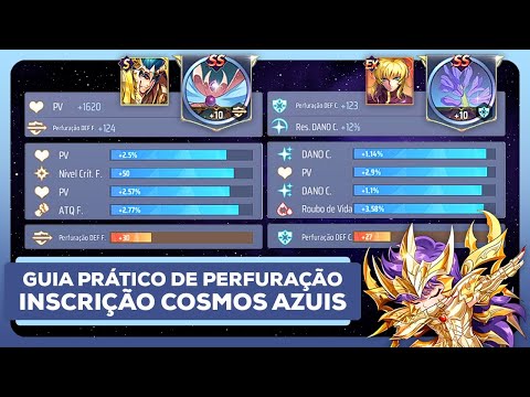 🔥💪🏻 GUIA PRÁTICO INSCRIÇÃO DE COSMOS AZUIS - EM BUSCAS DAS PERFURAÇÕES QUE FAZEM A DIFERENÇA !! 💪🏻🔥