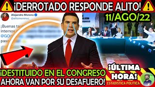 DE MADRUGADA ¡ DERROTADO RESPONDE ALITO TRAS DESTITUCION EN EL CONGRESO AHORA VAN POR EL DESAFUERO !