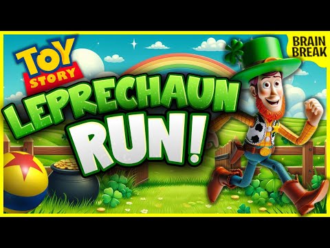 Toy Story Leprechaun Run! ☘️ St. Patrick's Day Brain Break ☘️ Just Dance ☘️ GoNoodle ☘️ Freeze Dance