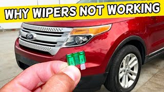 Why Windshield Wipers Do Not Work Ford Explorer 2011 2012 2013 2014 2015