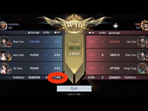 GG Epic Left 1.4% HP... Fair 1V1 - Dynasty Legends 2