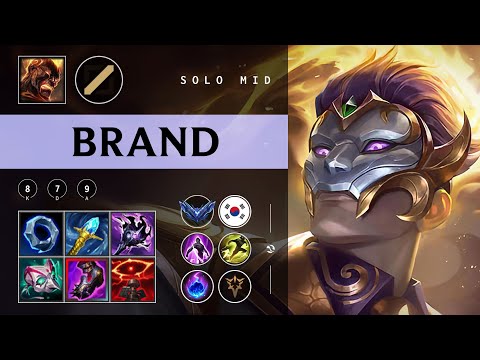 Brand Mid vs Twisted Fate - KR Diamond Patch 25.24