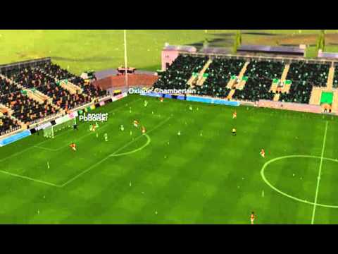 Red Star FC vs Arsenal - Wilshere Goal 6 minutes