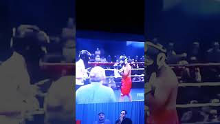 vanilla ice ice baby gets knocked out #boxing #music #shortsvideo