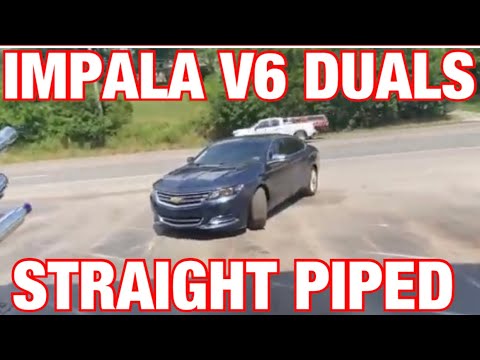 2015 Chevy Impala V6 DUAL EXHAUST w/ STRAIGHT PIPES!