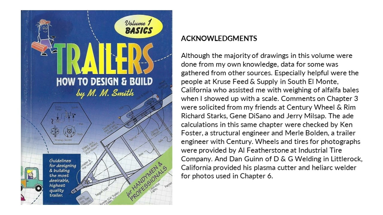 Trailers – How to Design & Build