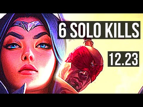 IRELIA vs LEE (MID) | 9/1/1, 6 solo kills, 500+ games, 1.0M mastery, Dominating | KR Diamond | 12.23