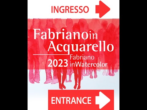 2023 FabrianoInAcquarello Reportagem fotográfica da exposição Fabriano