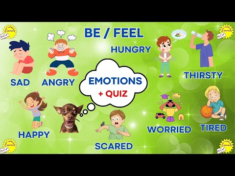 Can You Name Emotions in English? Talking Flashcards for Kids and Beginners. Learn English Online.
