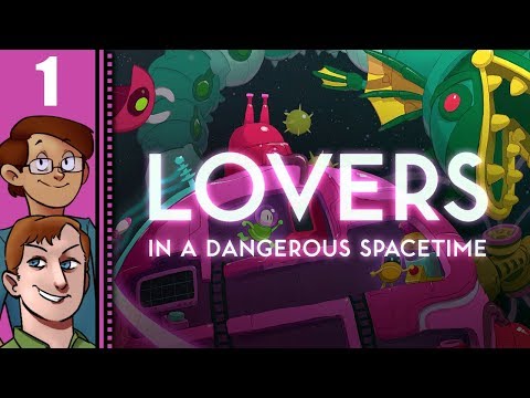 Let's Play Lovers in a Dangerous Spacetime 4-Player Co-op Part 1 - First Date