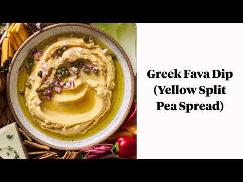 Easy Greek Fava recipe (yellow spilt pea puree dip)