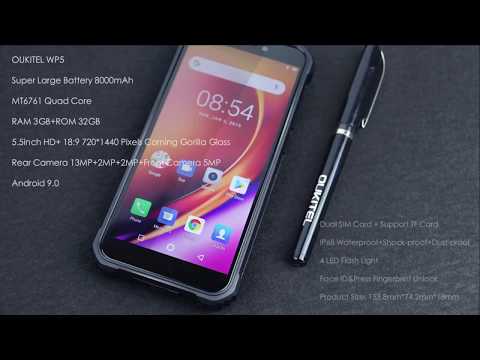 OUKITEL WP5 4G Smartphone 8000mAh Battery 5.5 Inch Review Gearbest Price