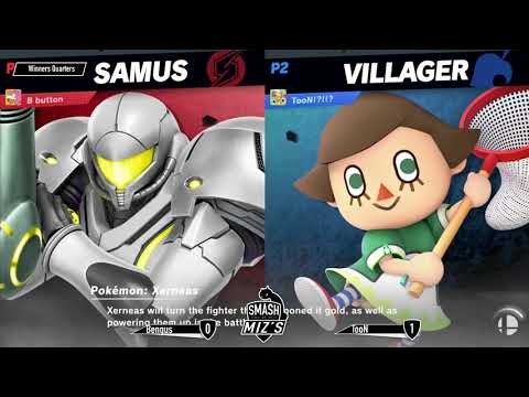 Smash @ Miz's WiFi 27 - Bengus (Samus) vs. TooN (Villager) Winners Quarters