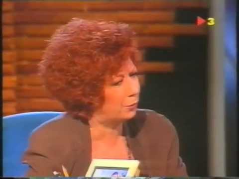 Núria Feliu invitada d'Andreu Buenafuente al programa de TV3 "Sense títol" (any 1995)