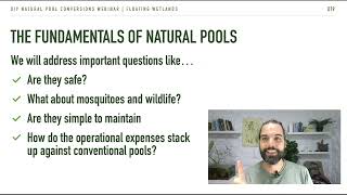 Converting Your Chlorine Pool to a Natural Pool for Under $800 Using The Floating Wetland System