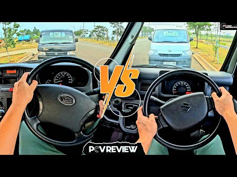 POV REVIEW | RAJA PICK-UP 💪 CHALLENGE!! | SUZUKI NEW CARRY Vs. DAIHATSU GRAN MAX | Tour & Test Drive