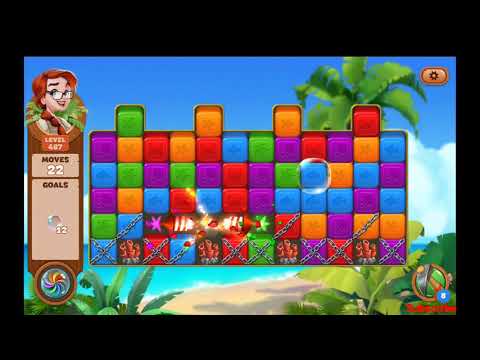 Lost Island Blast Adventure Level 487 NO BOOSTERS - A S GAMING