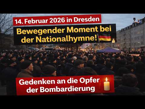 February 14, 2026 Dresden – Moving moment: National anthem
