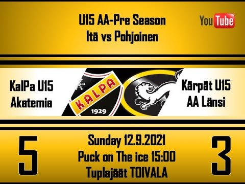 KalPa U15 Akatemia -vs Kärpät U15 AA Länsi Tulos 5 - 3