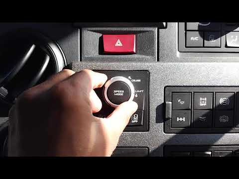 Renault Truck 21 plate UK model # cruise controls speed + - behind steering wheel