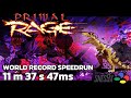 Primal Rage True 16 Difficulty Speedrun World Record