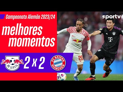 Gols e lances de RB Leipzig x Bayern