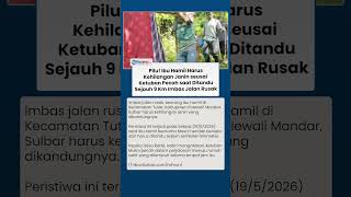 Ibu Hamil di Polman Kehilangan Janin seusai Ditandu Sejauh 9 Kilometer Imbas Jalan Rusak