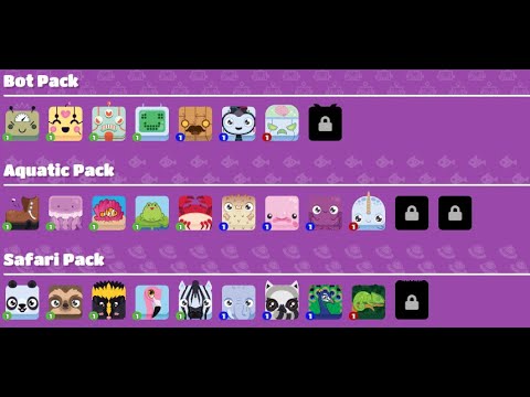 Aquatic Blooket Pack Blobfish
